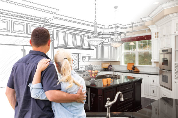 Professional Open Concept Kitchen technician working in Columbus, WI